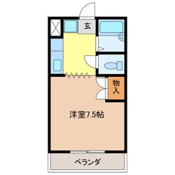 リアナ岐阜弐番館の物件間取画像